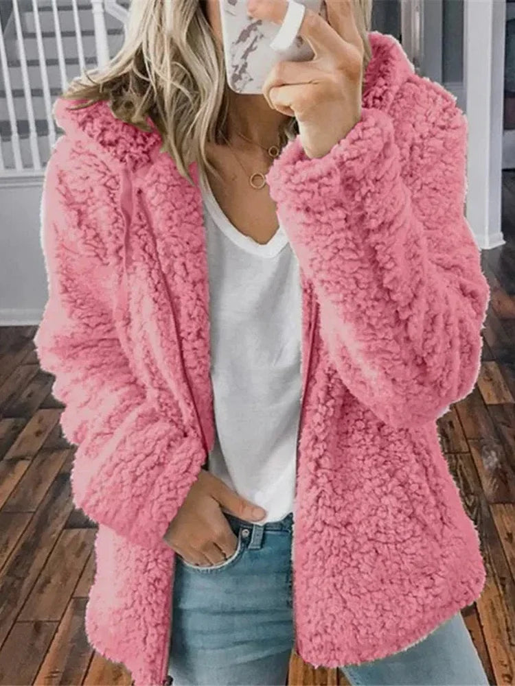Hooded Woolen Coat