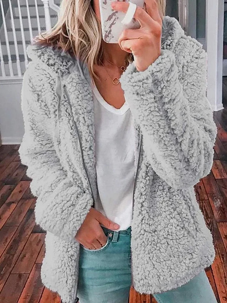 Hooded Woolen Coat