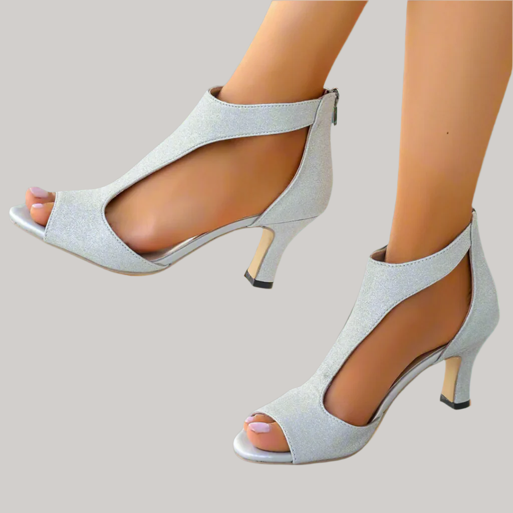 Pamela™ | Elegant and Comfortable Heeled Sandals